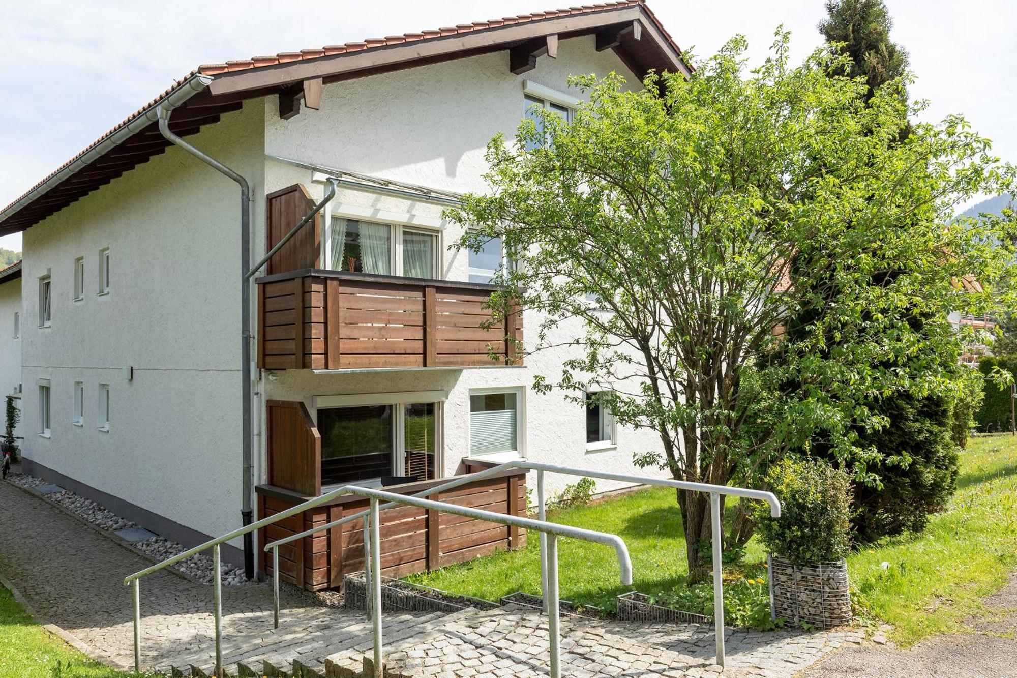 Apartment Fuchsbau - 2 Zimmer Mit Balkon Ruhpolding Eksteriør bilde